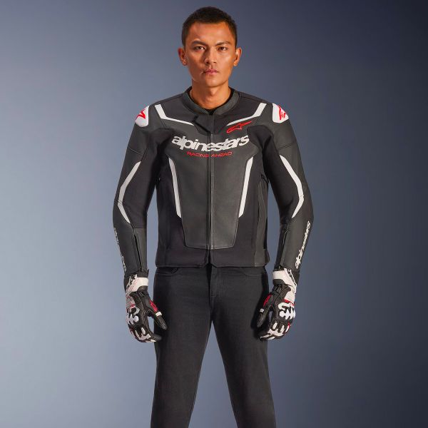 Alpinestars GP Force V2 Leather Black White