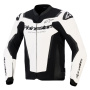 Motorcycle Jackets Alpinestars GP Force V2 Leather White Black