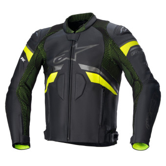 Motorcycle Jackets Alpinestars GP Plus R V3 Rideknit Black Yellow Fluo