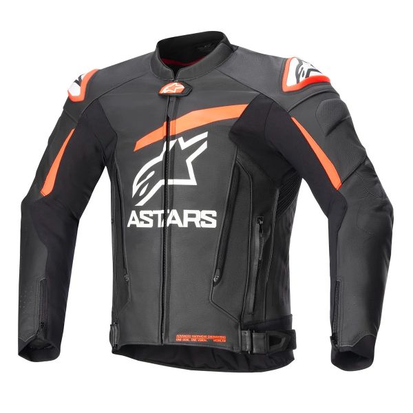 Motorcycle Jackets Alpinestars GP Plus V4 Black Red Fluo White Motorcycle Jackets Alpinestars GP Plus V4 Black Red Fluo White