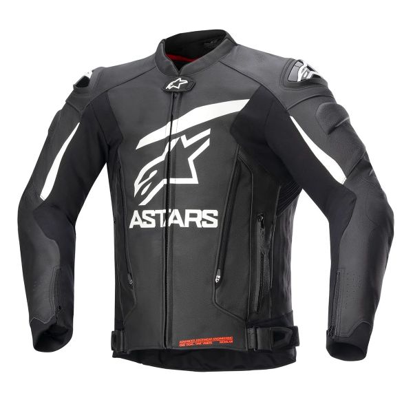 Motorcycle Jackets Alpinestars GP Plus V4 Black White Motorcycle Jackets Alpinestars GP Plus V4 Black White