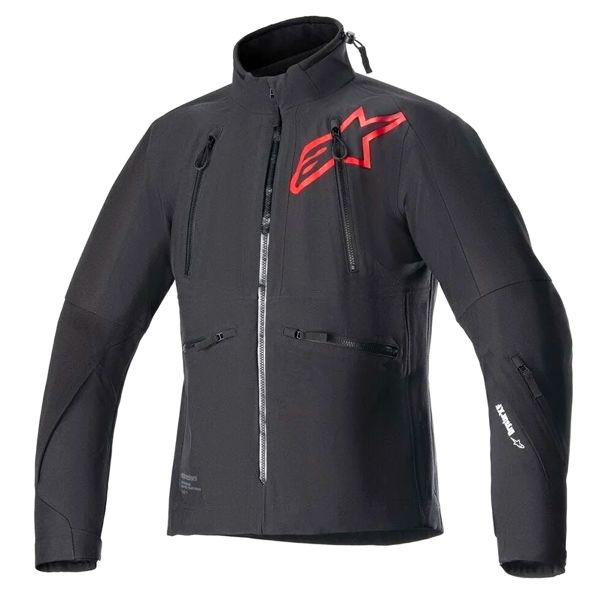 Motorcycle Jackets Alpinestars Hyde XT Drystar XF Bright Red Black Motorcycle Jackets Alpinestars Hyde XT Drystar XF Bright Red Black