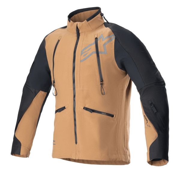 Motorcycle Jackets Alpinestars Hyde XT Drystar XF Sand Black Motorcycle Jackets Alpinestars Hyde XT Drystar XF Sand Black