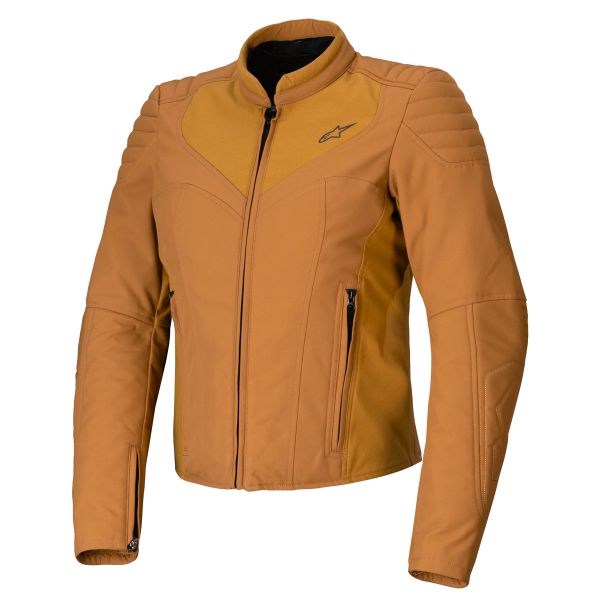 Motorcycle Jackets Alpinestars Isla WR Women Utility Brown Light Gold Motorcycle Jackets Alpinestars Isla WR Women Utility Brown Light Gold
