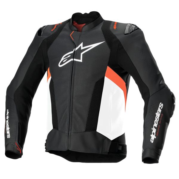 Motorcycle Jackets Alpinestars Missile V3 Airflow Black White Red Fluo Motorcycle Jackets Alpinestars Missile V3 Airflow Black White Red Fluo
