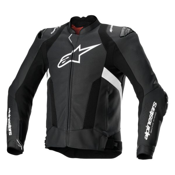 Motorcycle Jackets Alpinestars Missile V3 Airflow Black White Motorcycle Jackets Alpinestars Missile V3 Airflow Black White