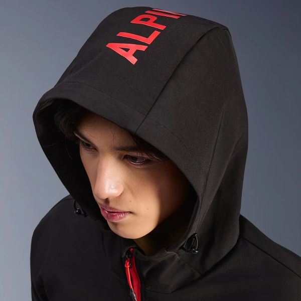 Alpinestars Radium Tech Hoodie Black Bright Red