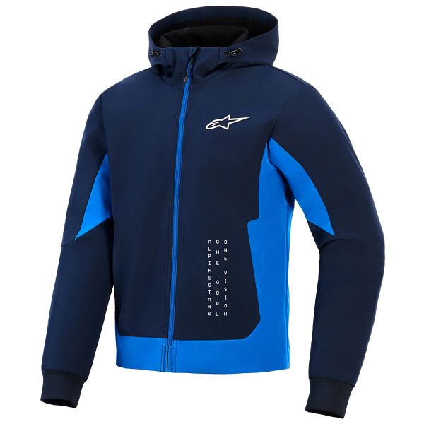 Motorcycle Jackets Alpinestars Radium Tech Hoodie Night Navy Royal Blue