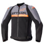 Motorcycle Jackets Alpinestars Smx Air Dark Grey Black Orange Fluo