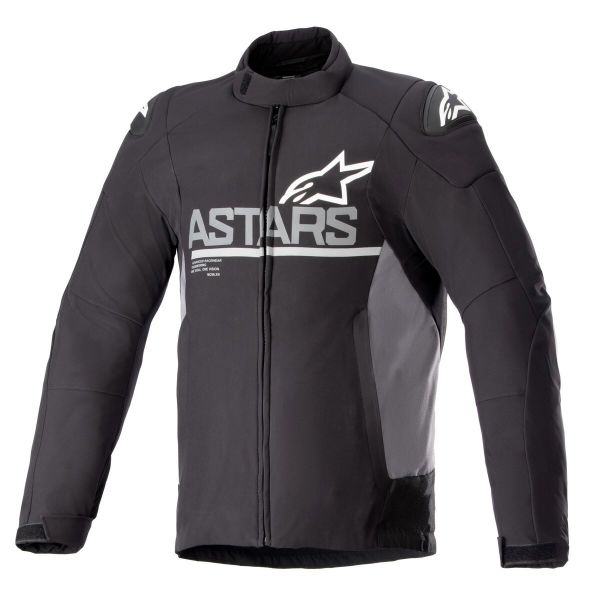 Motorcycle Jackets Alpinestars SMX Waterproof Black Dark Grey Motorcycle Jackets Alpinestars SMX Waterproof Black Dark Grey