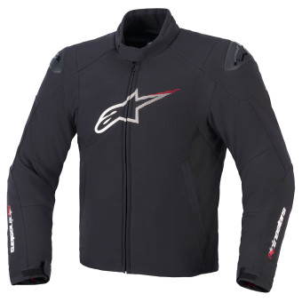 Motorcycle Jackets Alpinestars SMX Waterproof Black White Bright Red