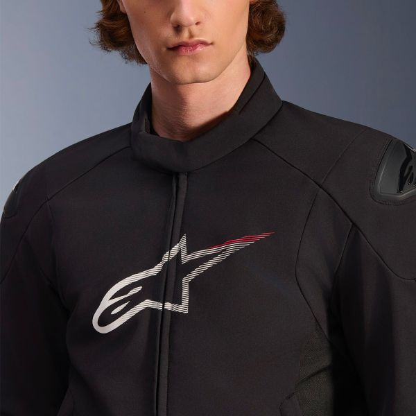 Alpinestars SMX Waterproof Black White Bright Red