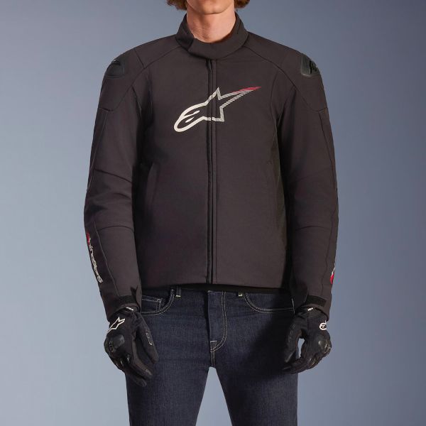 Alpinestars SMX Waterproof Black White Bright Red