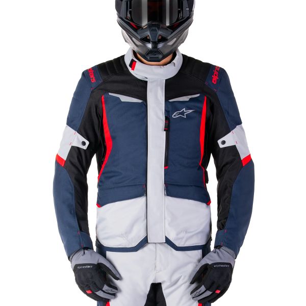 Alpinestars ST-1 Waterproof Dark Blue Black Bright Red