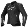 Motorcycle Jackets Alpinestars Stella Dusk Leather Black White