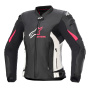 Motorcycle Jackets Alpinestars Stella GP Plus V4 Black White Diva Pink