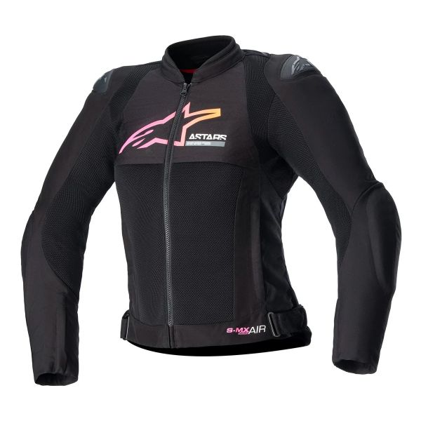Motorcycle Jackets Alpinestars Stella Smx Air Black Yellow Pink Motorcycle Jackets Alpinestars Stella Smx Air Black Yellow Pink