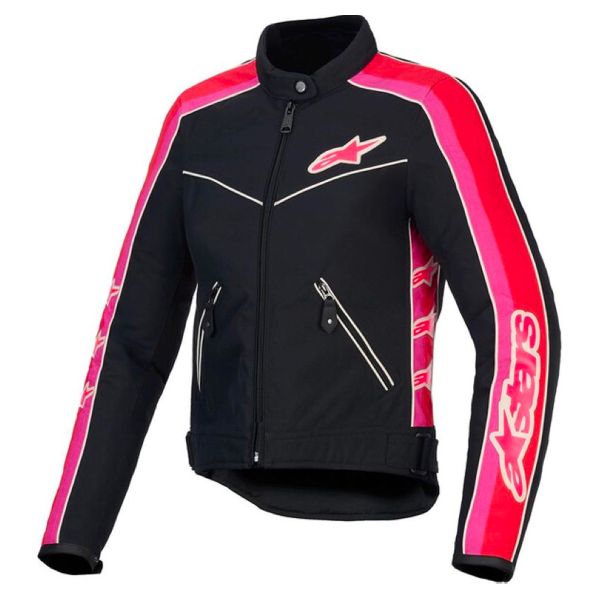 Motorcycle Jackets Alpinestars Stella T-Dyno WR Black Bright Red Fuchsia Motorcycle Jackets Alpinestars Stella T-Dyno WR Black Bright Red Fuchsia