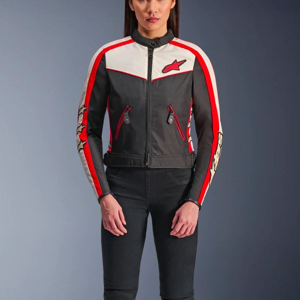 Alpinestars Stella T-Dyno WR Black Ecru Bright Red