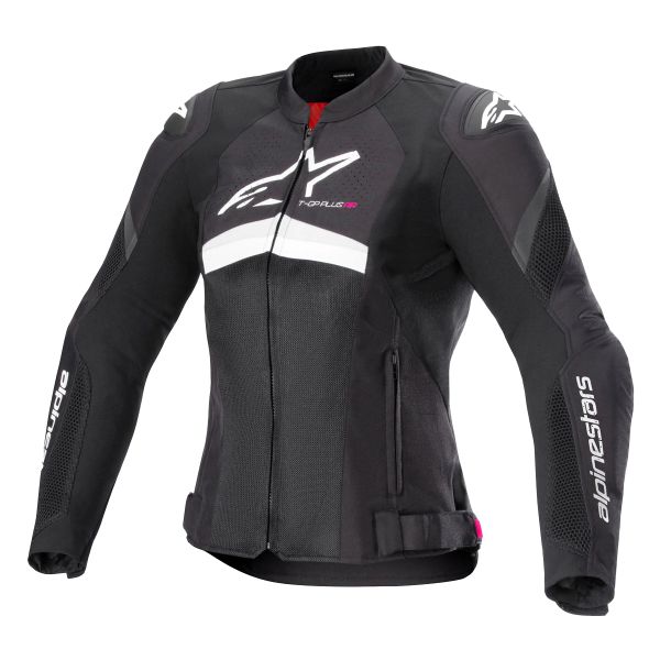 Motorcycle Jackets Alpinestars Stella T-GP Plus R V4 Airflow Black White Motorcycle Jackets Alpinestars Stella T-GP Plus R V4 Airflow Black White