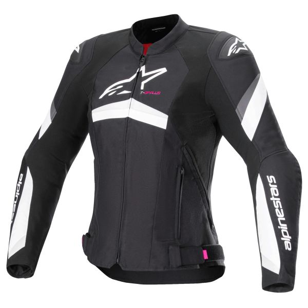 Motorcycle Jackets Alpinestars Stella T-GP Plus R V4 Black White Motorcycle Jackets Alpinestars Stella T-GP Plus R V4 Black White