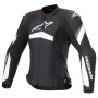 Motorcycle Jackets Alpinestars Stella T-GP Plus R V4 Black White