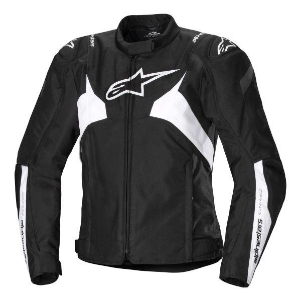 Motorcycle Jackets Alpinestars Stella T-Jaws V4 WP Black White
