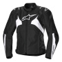 Motorcycle Jackets Alpinestars Stella T-Jaws V4 WP Black White