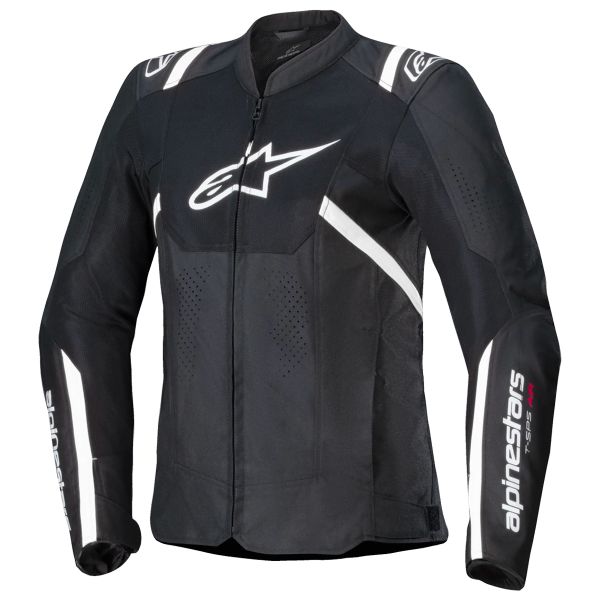 Motorcycle Jackets Alpinestars Stella T-SPS Air V2 Black White Motorcycle Jackets Alpinestars Stella T-SPS Air V2 Black White