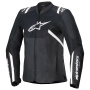 Motorcycle Jackets Alpinestars Stella T-SPS Air V2 Black White