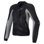 Motorcycle Jackets Alpinestars Stella Troop Air Black Ash Gray Pink Fluo