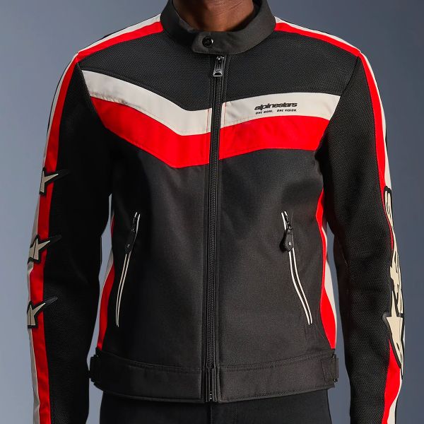 Alpinestars T-Dyno Air Black Bright Red Ecru