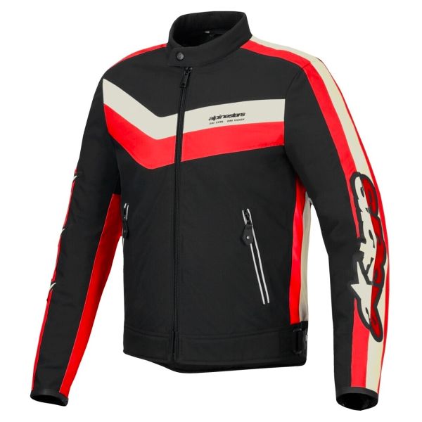 Motorcycle Jackets Alpinestars T-Dyno WR Black Bright Red Ecru Motorcycle Jackets Alpinestars T-Dyno WR Black Bright Red Ecru