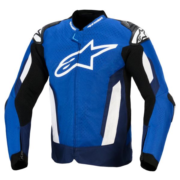 Motorcycle Jackets Alpinestars T-GP Air Bright Blue Navy White