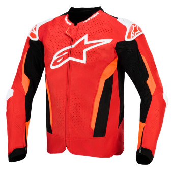 Motorcycle Jackets Alpinestars T-GP Air Bright Red Red Fluo Black