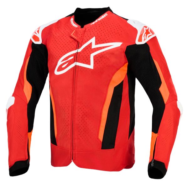 Motorcycle Jackets Alpinestars T-GP Air Bright Red Red Fluo Black