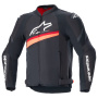 Motorcycle Jackets Alpinestars T-GP Plus R V4 Airflow Black Red Fluo