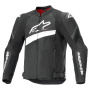 Motorcycle Jackets Alpinestars T-GP Plus R V4 Airflow Black White