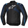 Motorcycle Jackets Alpinestars T-Jaws V4 WP Black Dark Blue Blithe Blue