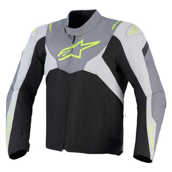 Motorcycle Jackets Alpinestars T-JAWS V4 WP Black Ice Gray Dark Gray