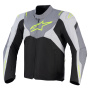 Motorcycle Jackets Alpinestars T-JAWS V4 WP Black Ice Gray Dark Gray