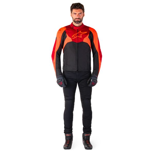 Alpinestars T-Jaws V4 WP Black Red Fluo Dark Red