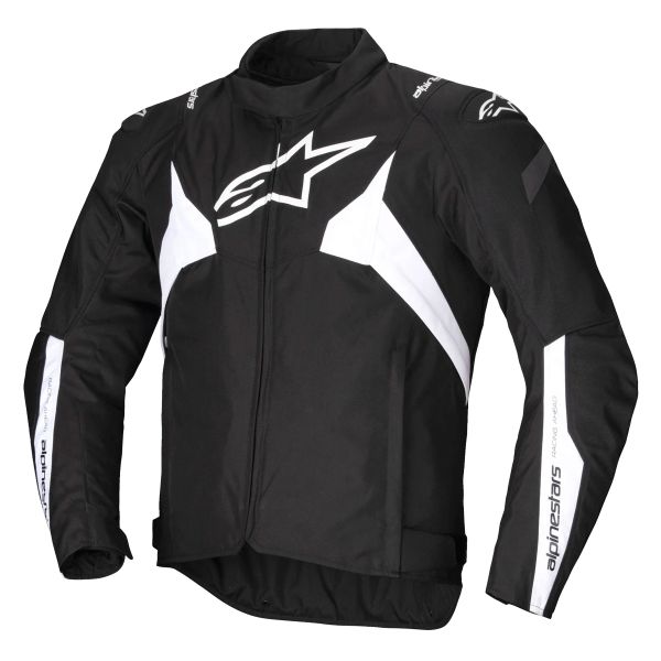 Motorcycle Jackets Alpinestars T-Jaws V4 WP Black White Motorcycle Jackets Alpinestars T-Jaws V4 WP Black White