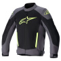 Motorcycle Jackets Alpinestars T SP X Superair Tar Grey Black Yellow Fluo