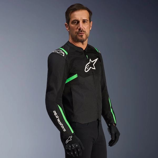 Alpinestars T-SPS Air V2 Black Fluo Green
