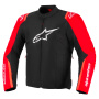 Motorcycle Jackets Alpinestars T-SPS V2 WP Black Red Fluo