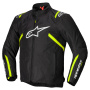 Motorcycle Jackets Alpinestars T-SPS V2 WP Black White Yellow Fluo