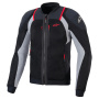 Motorcycle Jackets Alpinestars Troop Air Pro Black Ash Gray Bright Red
