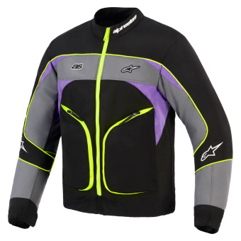 Motorcycle Jackets Alpinestars Unite Black Asphalt Violet
