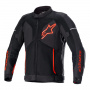 Motorcycle Jackets Alpinestars Viper V3 Air Black Red Fluo